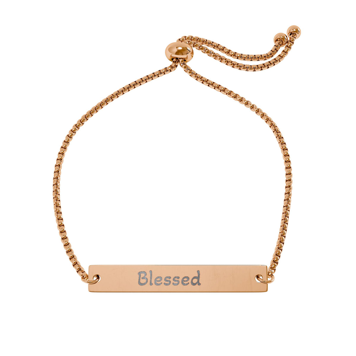 Blessed Engraved Bracelet — by Ludivette